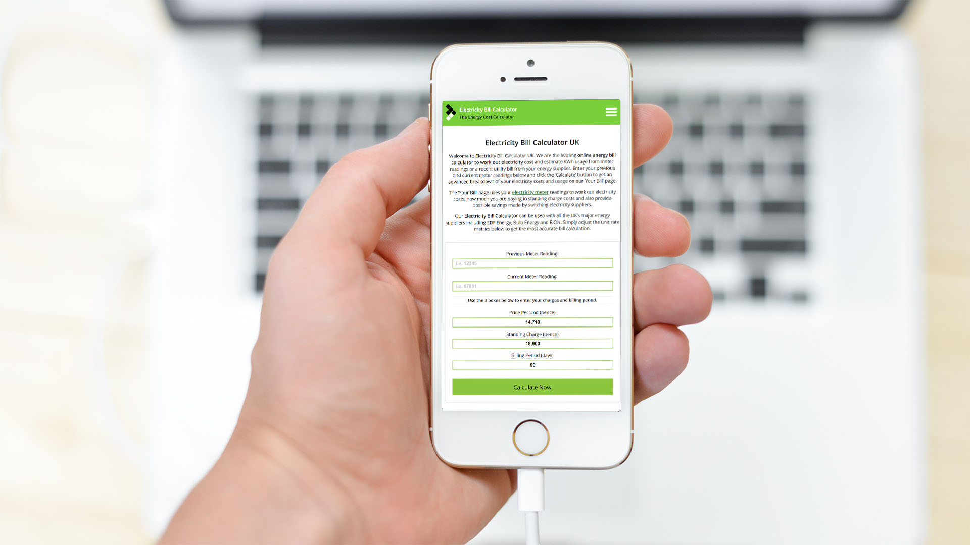 Electricity Bill Calculator web designer