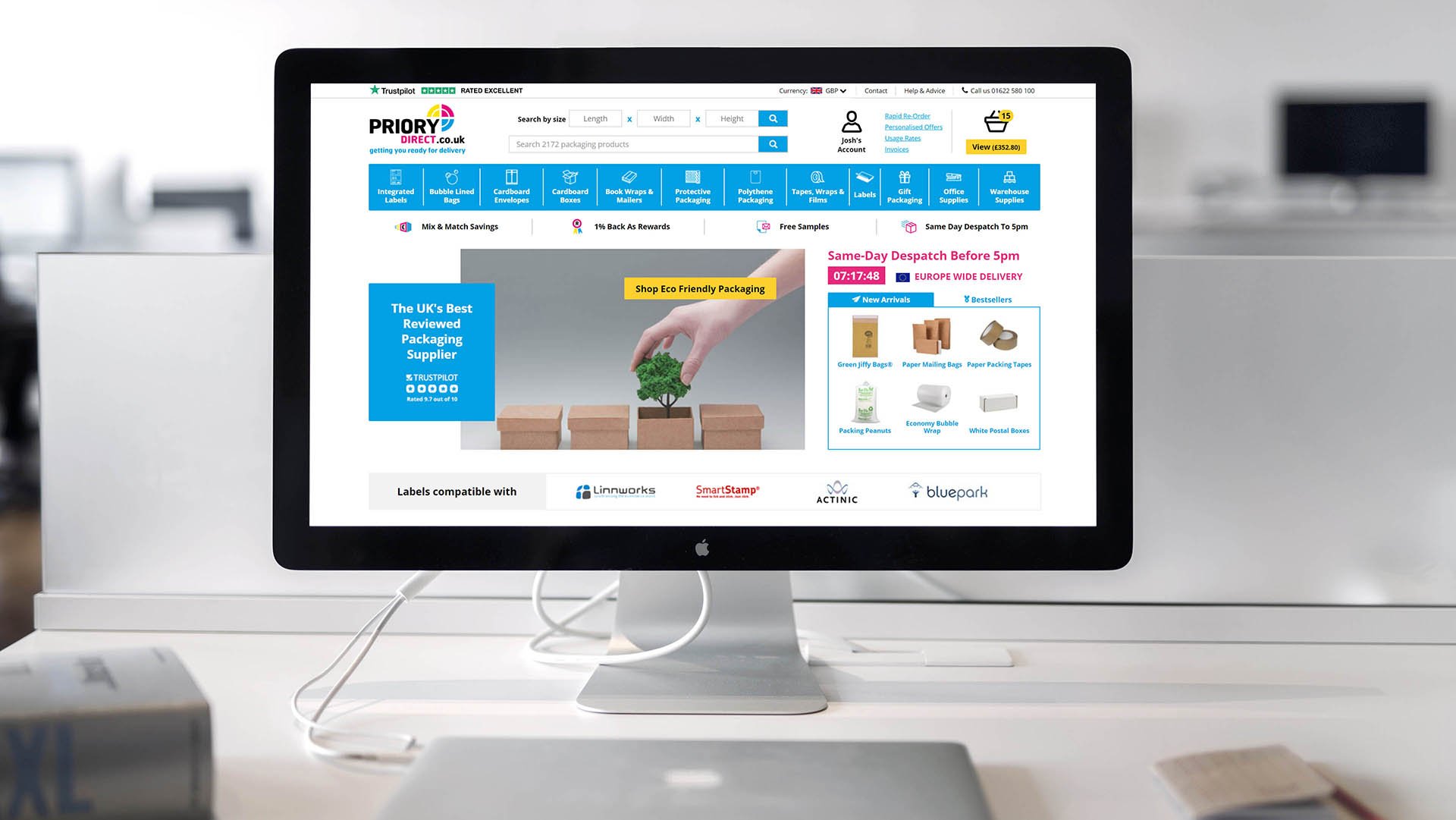 Priory Direct website