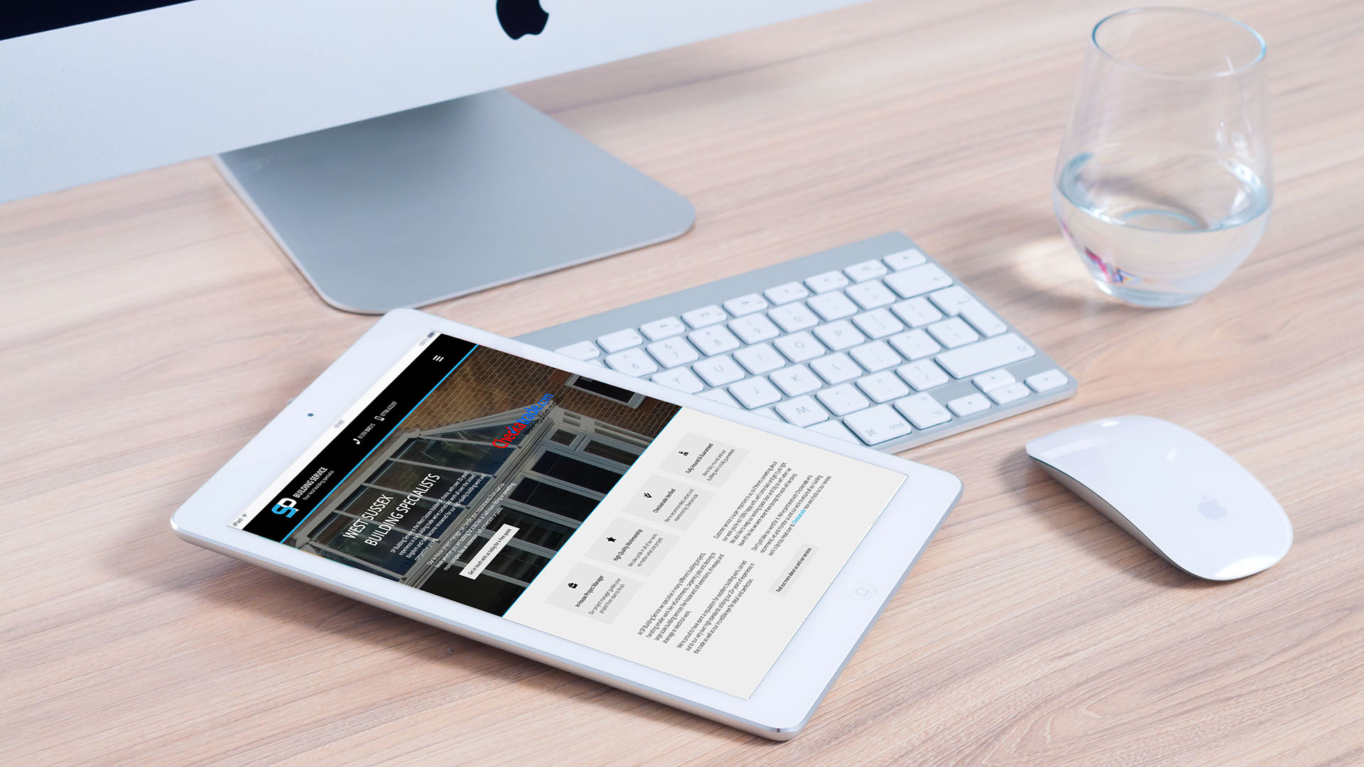 SP Building Services website